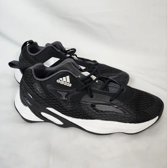 Adidas Exhibit A mid Basketball shoes size 12.5 Adidas Exhibit A Mid Black H68703 – Kratz Sporting Goods main image 4